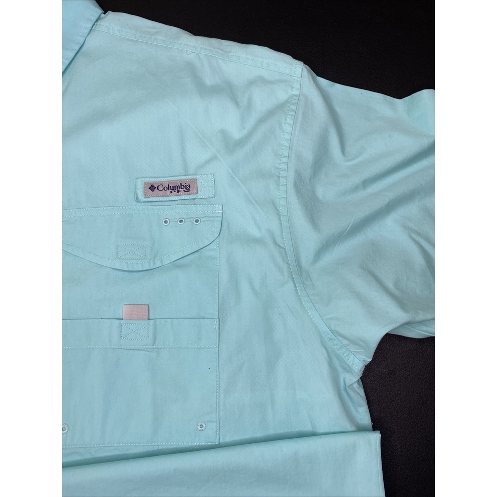 Columbia PFG Beau Rivage Casino Vented Fishing Shirt Mens 2XL Short Sleeve - Picture 5 of 8